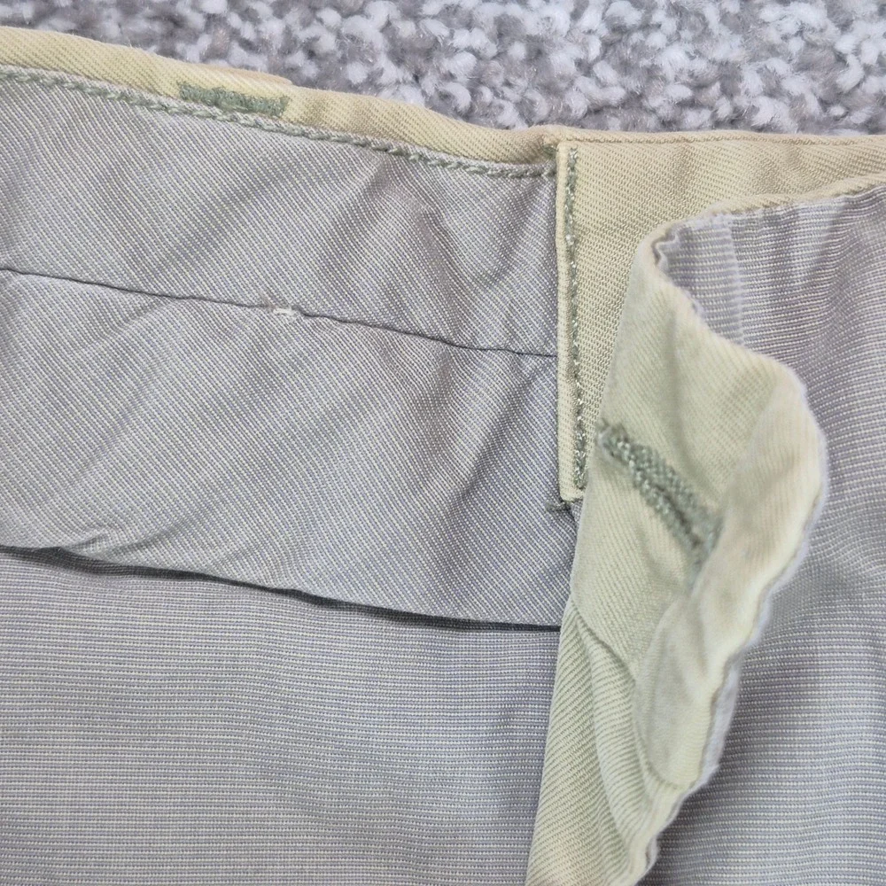 Sid Mashburn Chino Pants Mens 34 Tan Khaki Cotton Twill Straight Leg Trousers - Picture 8 of 10